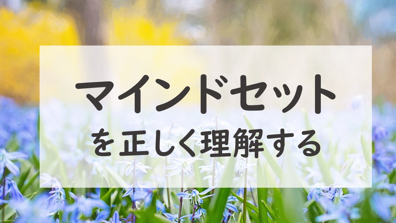 マインドセットを正しく理解して組織を成長させる